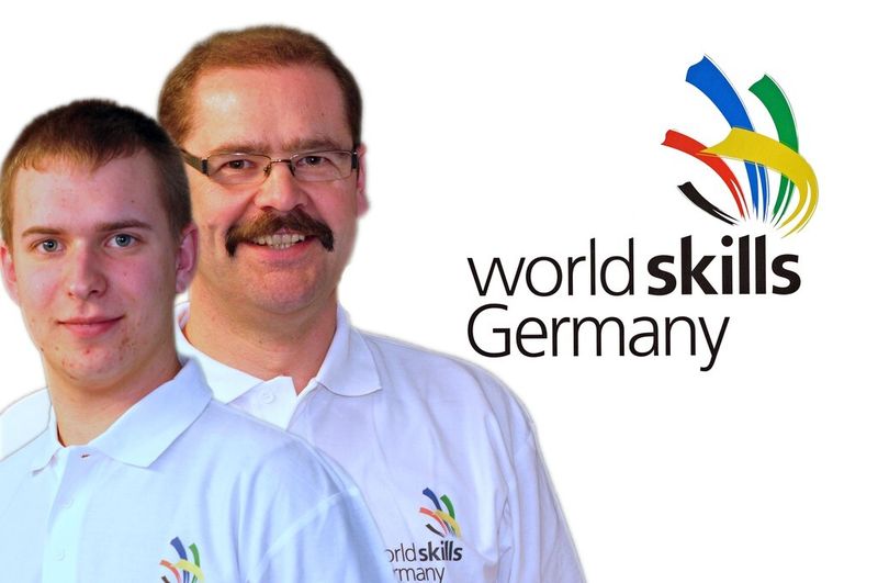Teilnehmer: Tobias Brockfeld; Experte: Hanno Hapke (Bild: World-Skills Germany)