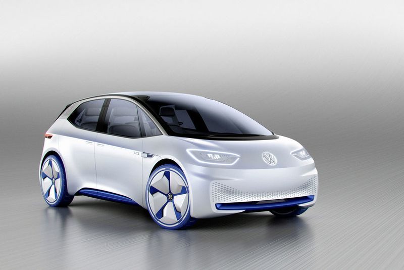 Noch spricht Volkswagen auf dem Pariser Autosalon (–16.10.2016) beim I.D. von einem Showcar. (Volkswagen)