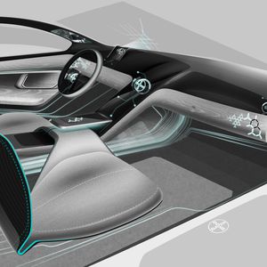 Auf der K 2013 präsentiert Bayer Materialscience ein integriertes Gestaltungskonzept für ein Autocockpit auf Basis von Polycarbonat.