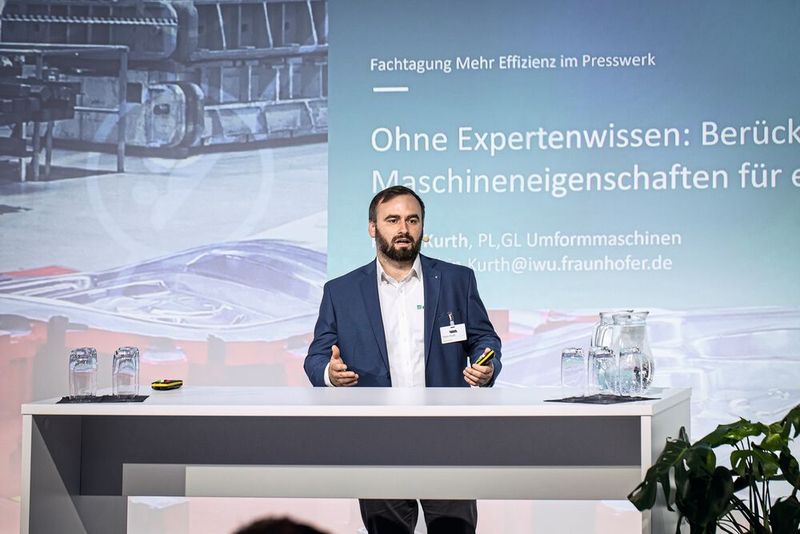 Impressionen der 4. Fachtagung „Mehr Effizienz im Presswerk“ am 15. Juni 2023 in Würzburg. (Bild: VCG/Stefan Bausewein)