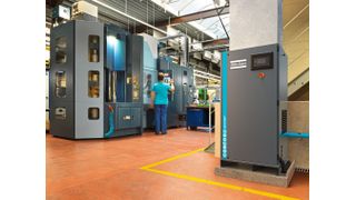 Atlas Copco erweitert das GA-VSD-Schraubenkompressoren-Programm in den Grössen von 5 bis 
18 kW. (Bild: Atlas Copco)