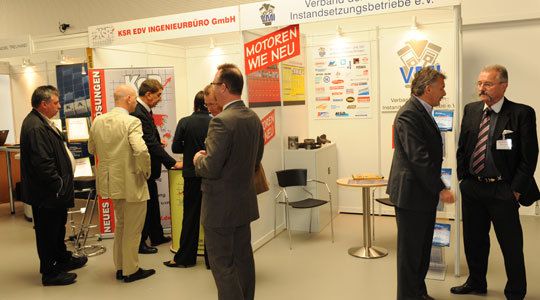 Die Aussteller der 17. Fachtagung Freie Werkstätten und Servicebetriebe von »kfz-betrieb«: KSR und VMI ... (Archiv: Vogel Business Media)