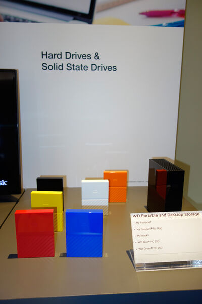 WD Portable & Desktop Storage, für jeden die passende Farbe und Größe. (Bild: IT-BUSINESS)