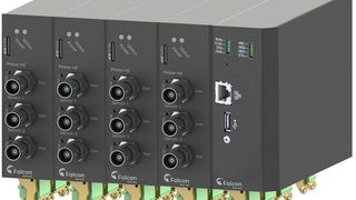 Die Falcon Serie für Schwingungsüberwachung und -analyse. Der Hersteller bietet die Serie als Komplettpaket mit den passenden Sensoren und Applikationsberatung an.  (Avibia)