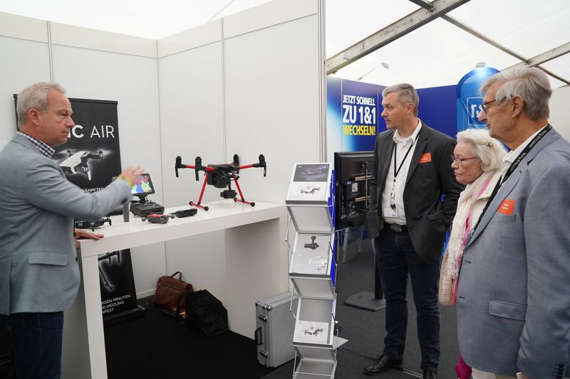 DJI zeigte aktuelle Drohnen. (Eno telecom)