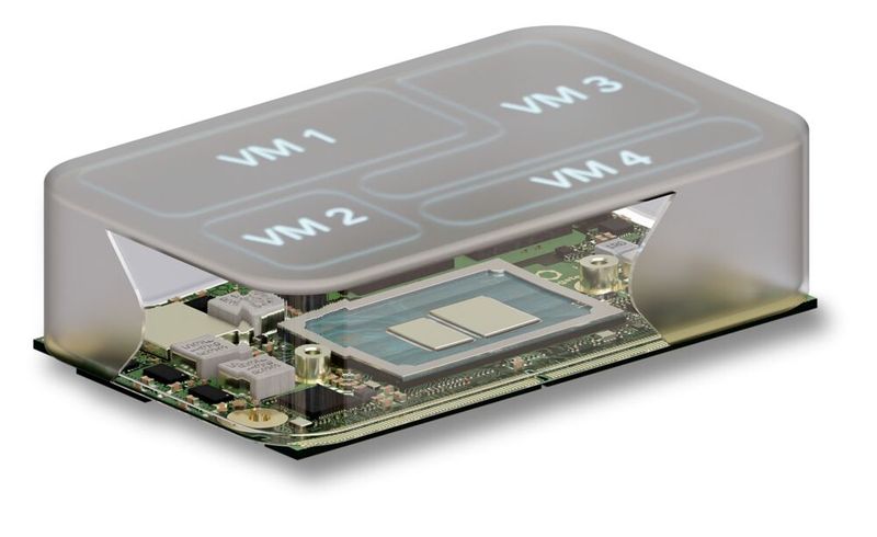 SMARC-Module von Congatec: Mehr Cybersicherheit und Virtualisierung dank einem direkt in die Firmware integrierten Hypervisor. (Bild: Congatec)