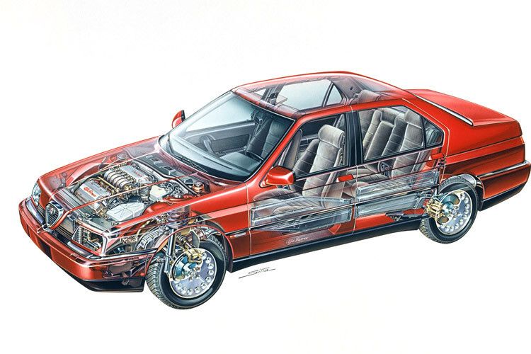 Alfa Romeo 164 Durchsicht ab 1992 (Foto: Alfa Romeo)