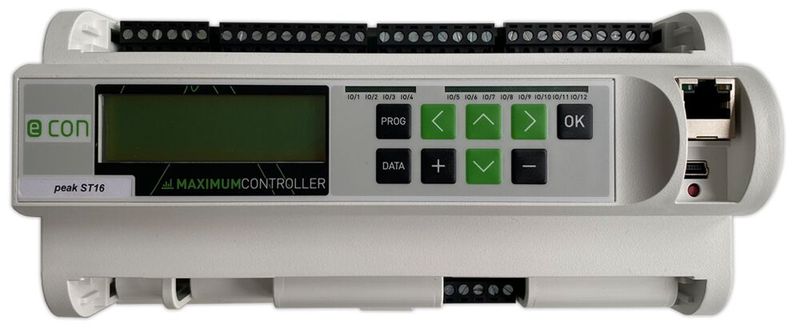 Der Maximum Controller Econ Peak soll dabei unterstützen Energiekosten zu reduzieren, die Versorgungs- und Betriebssicherheit zu gewährleisten und die Energieeffizienz zu steigern. (Bild: Econ Solutions)