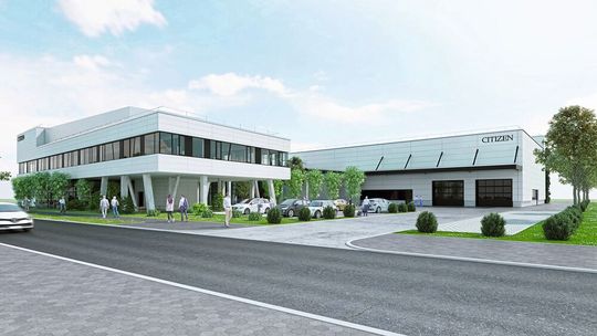 Auf rund 8000 Quadratmetern entstehen Büro-, Schulungs- und Ausstellungsflächen, ein Technologiekompetenzzentrum mit Montagehalle sowie Werkstatt- und Lagerbereich. Kurzum: Ein innovativer, mit modernster Technologie ausgestatteter und auf Nachhaltigkeit ausgelegter Vertriebs- und Produktionsstandort für künftig rund 70 Beschäftigte.(Bild:  Vollack GmbH & Co. KG)