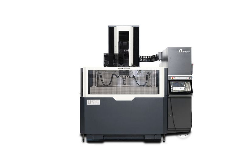 Makinos aktualisierte Präzisions-Drahterodiermaschine für grosse Bauteile. (Bild: Makino)