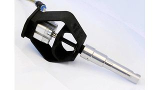 Röhm entwickelte aus dem Standard-Kunststoffgreifer RRMP einen leichten, schnellen und kostengünstigen Innengreifer mit geteiltem Spanndorn. (Bild: Röhm)