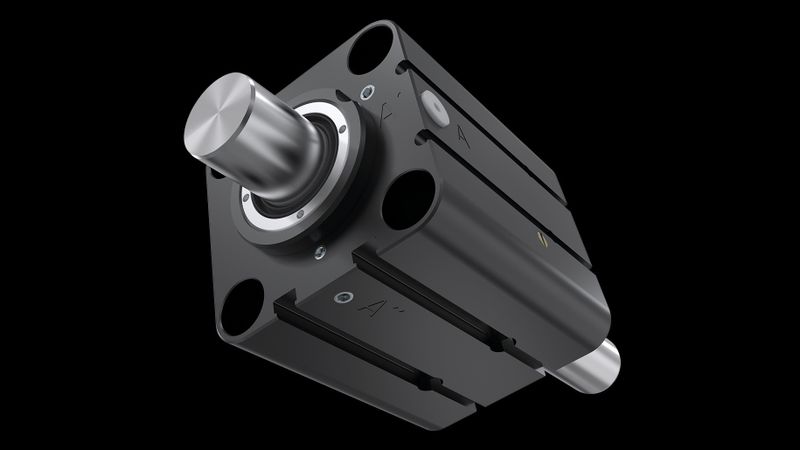 Pneumatikzylinder bremsen: Mit der Sicherheitszertifizierung nach DIN EN ISO 13849-1/-2 sind die Klemm- und Bremselemente der CBPS-Serie von Zimmer für sicherheitsrelevante Anwendungen geeignet.(Bild:  Zimmer)