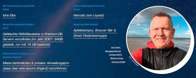 Jens Tamm, Managing Director Comstor DACH, Westcon Group Germany (IT-Business)