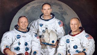 Die Besatzung der Apollo 11, Neil Armstrong (inks), Michael Collins (Mitte), und Edwin E. «Buzz» Aldrin (rechts). Die Apollo 11 war die erste bemannte Mission auf dem Mond. Am 20. Juli 2019 jährte sich die Mondlandung zum 50. Mal. Pilot Collins, der selber die die Mondoberfläche betrat, wurde nun 90 Jahre alt. (Bild: NASA)