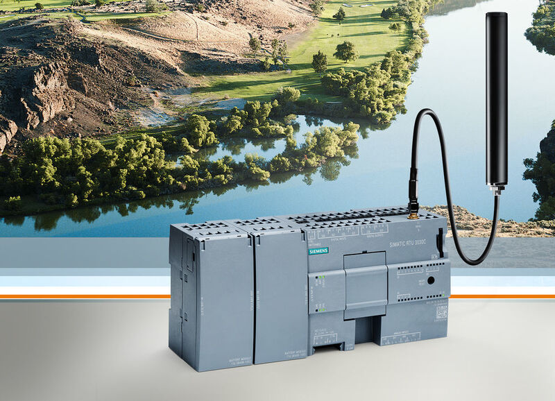 Mit der Simatic RTU3030C erweitert Siemens sein Angebot an Fernwirkstationen (Remote Terminal Units/RTU) um eine kompakte Fernwirkeinheit mit autarker Energieversorgung. (Bild: Siemens)