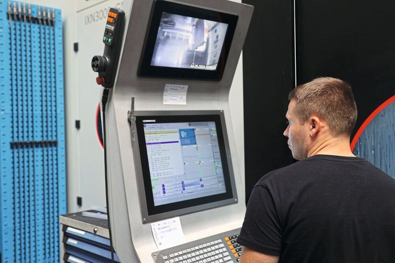 Die Bedienung der Maschine ist auf hohe Bedienerfreundlichkeit ausgelegt. Als Steuerung arbeitet an der Cheto IXN 3000 eine Heidenhain TNC 640, optional ist die Maschine auch mit einer Siemens 840D oder einer Fagor-CNC 8065 zu haben.  (Bild: Maschinenmarkt)