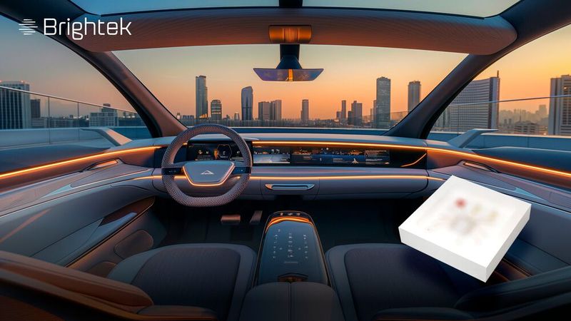 Ambient vehicle lighting: With Brightek's iCLed LED series, vehicles become not only safer but the lighting also allows for the creation of emotions.(Image: Brightek)