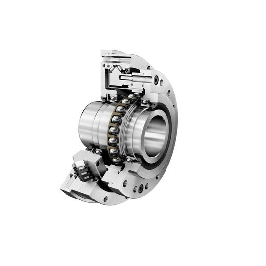 Die neuen Präzisionsgetriebe-Baureihen RT1, RT2 und PSC kommen zum Beispiel in schwenkbaren Fräsköpfen und in kleinen Frästischen zur Bearbeitung von Leichtmetallen, Kunststoffen und Holz zum Einsatz.(Bild:  Schaeffler)