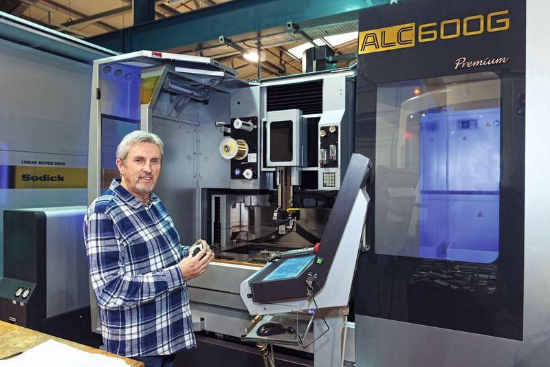 Sodick technology installed at CA Models with Colin Hogg, Head of Wire Erosion