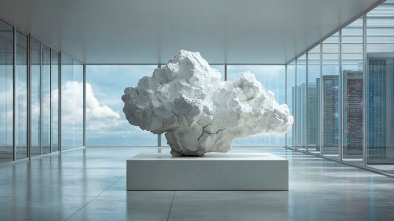 Rechenzentrum ist nicht gleich Cloud. Über die Unterschiede zwischen Colocation und Cloud-Diensten und weshalb der Zugriff auf Daten wichtiger ist als der Standort der Infrastruktur.(Bild:  Midjourney / Paula Breukel / KI-generiert)
