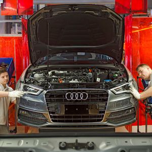 Audi setzte sich bei den Autobauern und -zulieferern durch.(Foto:  Audi)