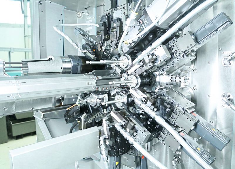 Den CNC-Mehrspindeldrehautomaten Index MS 22-6L in Langdrehversion hat Index erstmals auf seiner Hausausstellung 2018 vorgestellt.  (Bild: Anne Richter, SMM)