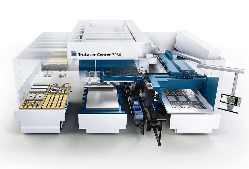 Das synchrone Zusammenwirken der einzelnen Abläufe funktioniert dank einer weitgehend vollautomatisierten Programmierung auf Knopfdruck. (Trumpf)