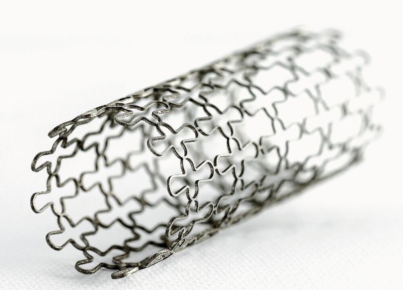 Koronarstent als Beispiel medizinische Einsatzgebiete. (GF Machining Solutions)
