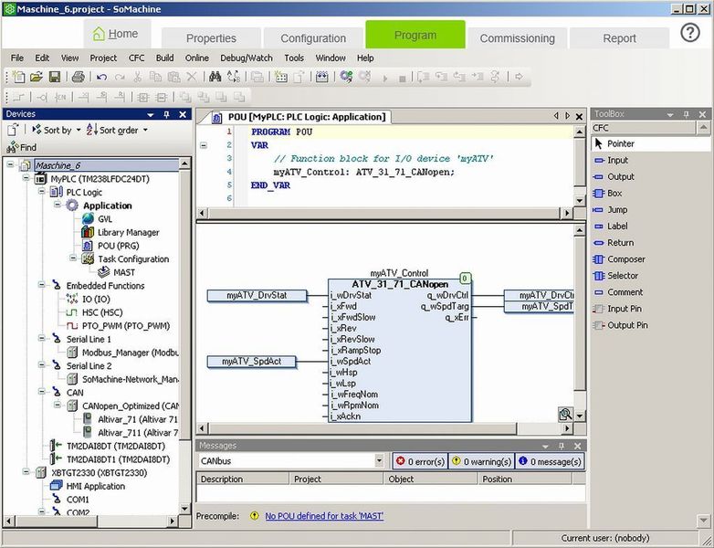 Die Software SoMachine: Controller-Programmierung (Archiv: Vogel Business Media)