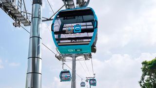 Die Kabinen der Seilbahn bieten Platz für bis zu zehn Passagiere. (Bild: Arturo Durán Miranda)