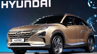 Hyundai hat in Seoul den Nachfolger des Brennstoffzellenfahrzeug ix35 Fuel Cell vorgestellt. (Hyundai)