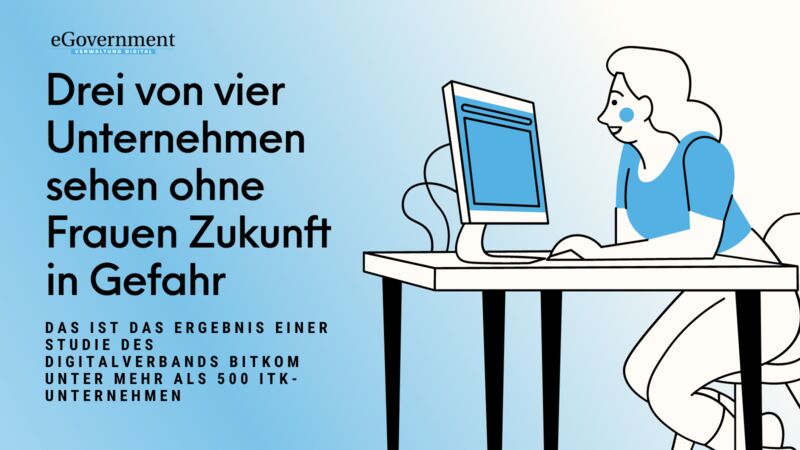In Deutschland fehlen IT-Fachkräfte und dieses Problem wird ohne Frauen nicht zu lösen sein – davon sind 6 von 10 IT- und Telekommunikations-Unternehmen überzeugt. 61 Prozent der Befragten sind der Meinung, die Politik müsse mehr tun, um Frauen in der ITK zu fördern (Bitkom)