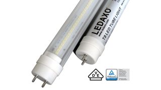 Gleich eine Lösung parat: Die LED-Röhre von LEDAXO mit 3600 Lumen bei 29 Watt. Der Leuchtenhersteller hat sich 10 Fehleinschätzungen beim umrüsten auf LED-Leuchten vorgenommen. (Ledaxo)