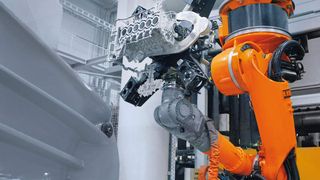Roboter bleiben weltweit gefragt, die Automation in der Industrie nimmt zu. Bild: Kuka (Archiv: Vogel Business Media)