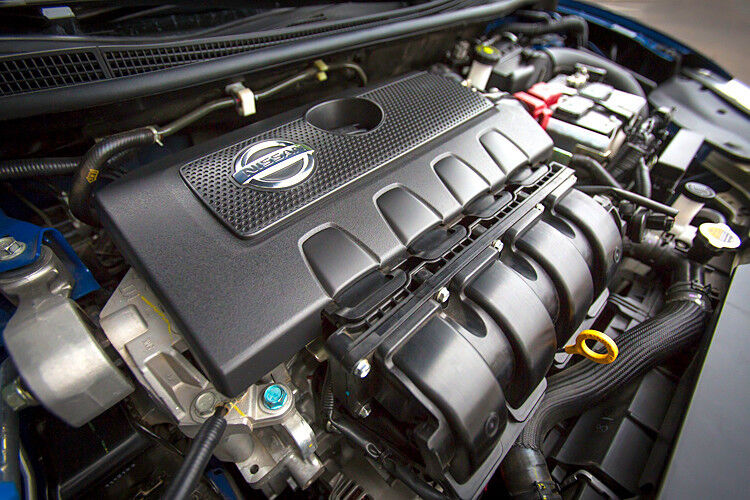 Für Vortrieb sorgt ein 1,8-Liter-Ottomotor mit 96 kW/130 PS und 174 Newtonmetern Drehmoment. Das reicht für eine Beschleunigung von Null auf 100 km/h in knapp zehn Sekunden und Spitze 190 km/h. Die Kraft gelangt über ein stufenloses CVT-Getriebe an die Räder. Der Testverbrauch betrug etwas mehr als sechs Liter. (Foto: Nissan)