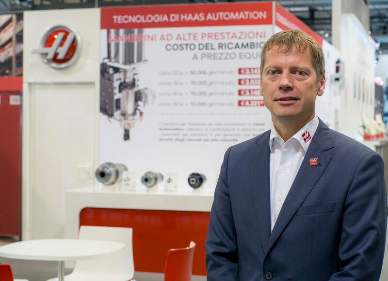 „Für Haas war es eine hervorragende Messe“, meint Jens Thing, Geschäftsführer von Haas Automation Europe. (Bild: Haas)