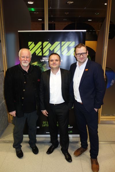 Das Schenker Management Trio (v. l.) Georg Eim, Melchior Franke und Robert Schenker. (Bild: IT-BUSINESS)