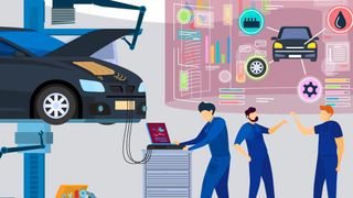 Das Projekt „Autowerkstatt 4.0“ möchte freien Werkstätten mit künstlicher Intelligenz bei der Diagnose unter die Arme greifen. (LMIS AG)