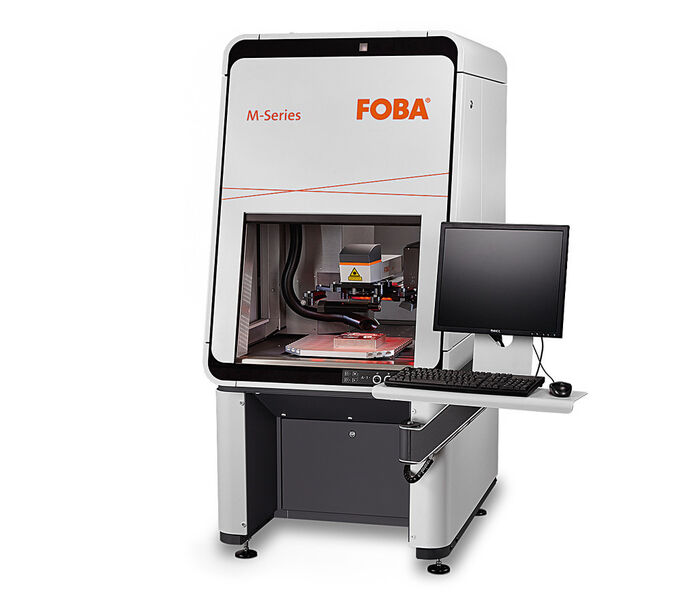 Foba demonstrated at Fakuma how vision-based laser technology supports not only the efficiency of product lines but also innovative design, security of products and traceability. (Source: Foba)