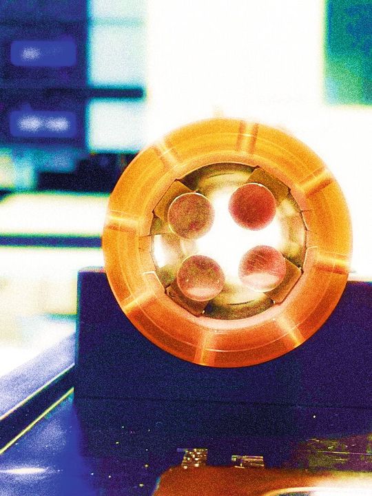 Abb. 4: Querschnitt eines Quadrupols (Bauteil im Massenspektrometer)(Bild:  © Katharina Hohenwallner)