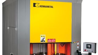 Der weltgrößte Automobilzulieferer setzt beim Oberflächen-Finish auf Kennametal, wegen seinesselbst entwickelten thermischen Entgraten, das als Schüssel zu verbesserter Produktqualität angesehen wird. Hier die neu entwickelte Anlage P400 TEM. (Bild: Kennametal)