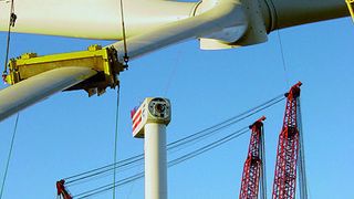 Erfolg: Beim Offshore-Projekt „Beatrice“ gelang es aufgrund sorgfältiger Planung und Ausführung, eine zuverlässige Beschichtung aufzubringen. Bild: Repower (Archiv: Vogel Business Media)