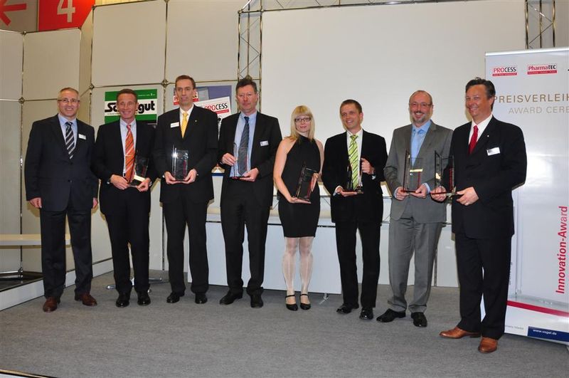Gruppenfoto der Innovation-Award Preisträger 2010. (Archiv: Vogel Business Media)