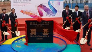Groundbreaking ceremony for the expansion of the production at Jiangmen site, China (BASF Coatings)