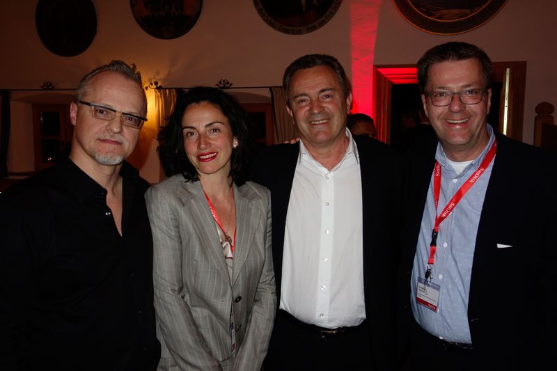 (v. l.) Patrick Matzinger, Littlebit, Sumru Gerken, Ingram Micro, Herve Barcelo, SanDisk, und Andreas Hansen, Boston (Bild: IT-BUSINESS)