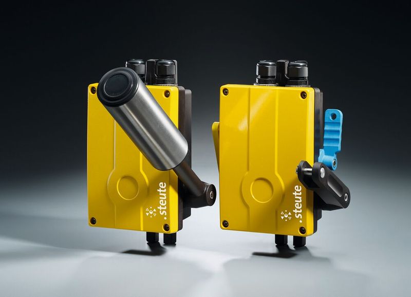 Heavy Duty für die Schüttgut-Fördertechnik- Seilzug-Notschalter und Bandschieflaufschalter (Bild: Steute)