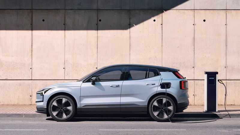 Der Volvo EX30 wird in einem Geely-Werk im chinesischen Zhangjiakou gebaut.(Bild:  Volvo)