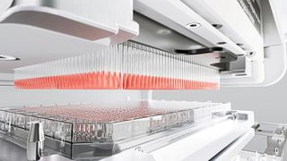 Polypropylen-Spitzen von Analytik Jena ermöglichen paralleles Pipettieren von 1.536 Kanälen. (Bild: Analytik-Jena)