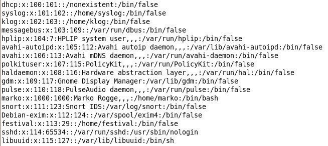 Ein Userverzeichnis unter Linux als Ausgabe auf der Konsole. (Archiv: Vogel Business Media)