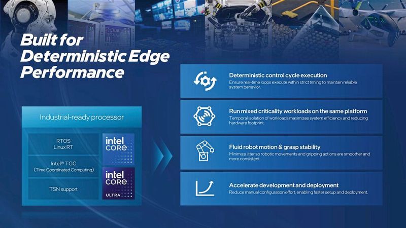 Voller Fokus auf Determinismus: Intels Core Series 2 verzichtet auf E-Cores für maximale Echtzeit-Performance am Industrial Edge. (Bild: Intel)